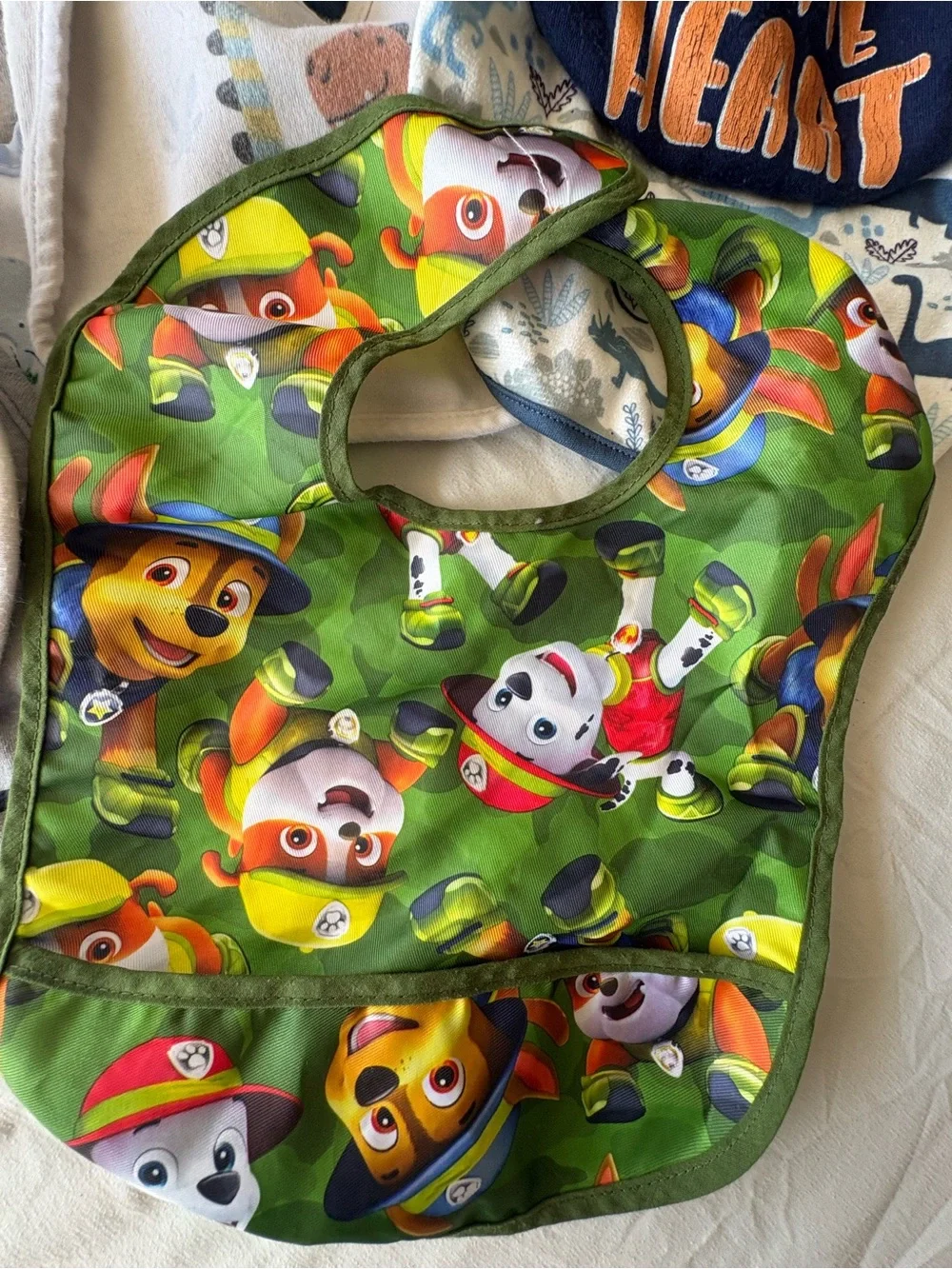 Baby Boy Bib Lot Paw Patrol DKNY Dinosaurs Animals Assorted